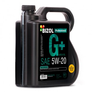 Синтетическое моторное масло -  BIZOL Green Oil+ 5W-20 4л